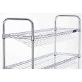 Salants 4 Tiers Verstellbarer Chrom Metall Schuh Rack (CJ-B1112)